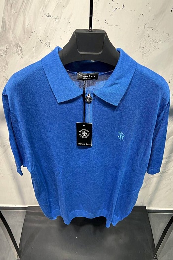 Мужское синее поло Stefano Ricci   