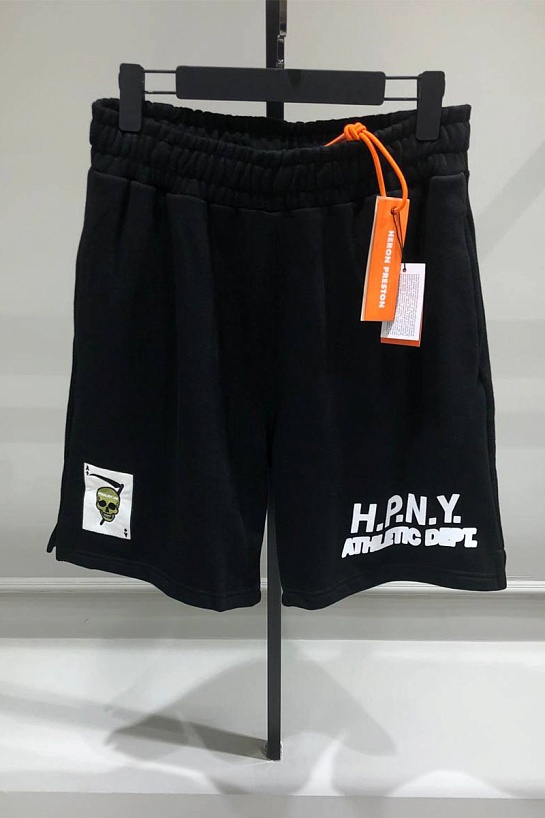 Шорты чёрного цвета Heron Preston "HPNY"