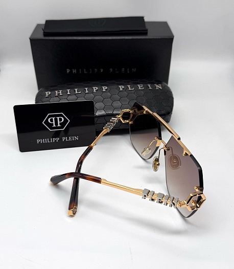 Солнцезащитные очки Philipp Plein - Brown   