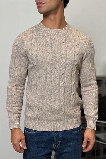 Мужской свитер Loro Piana premium - Light Beige   