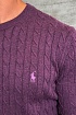 Мужской джемпер Polo Ralph Lauren cable-knit - Purple