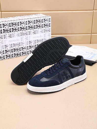 Комбинированные кроссовки Premiata Bonnie - Navy   