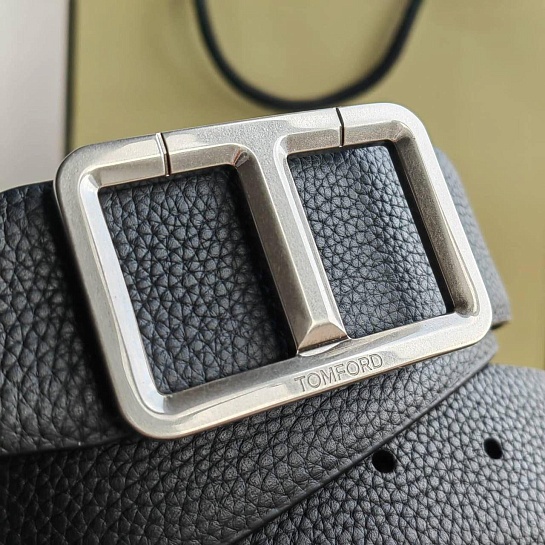 Двусторонний кожаный ремень Tom Ford  (длина 100 / 105 cм)