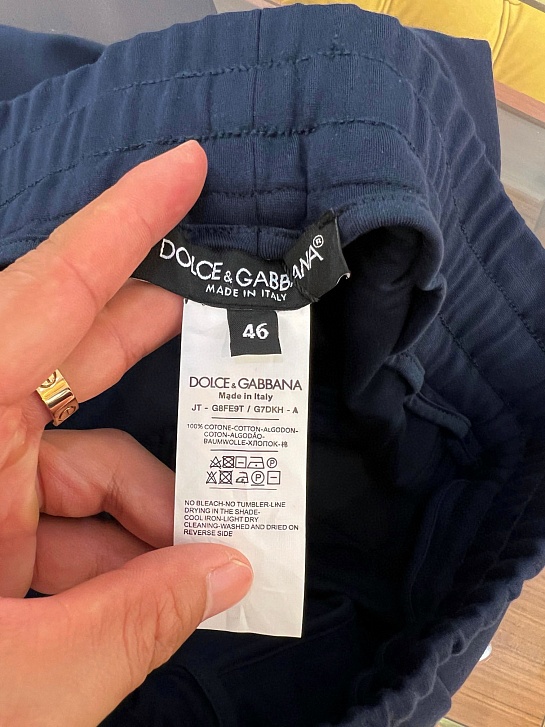 Мужские джоггеры Dolce & Gabbana Premium - Navy