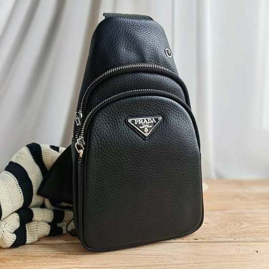 Брендовая сумка Prada Sling 27x15 см - Black   