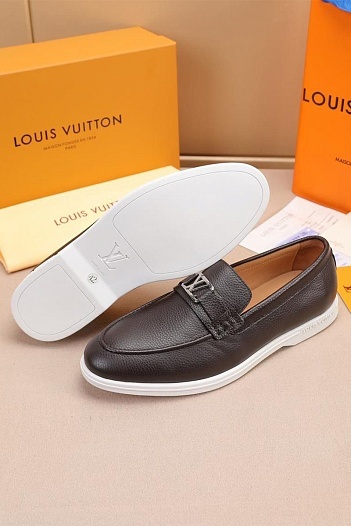 Мужские кожаные лоферы Louis Vuitton Estate   