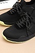 Текстильные кроссовки Hugo Boss Titanium - Black / Yellow