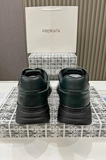 Кожаные кроссовки Premiata Mick - Green   