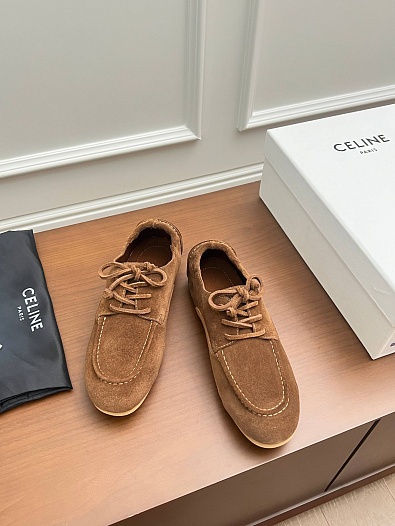 Женские замшевые лоферы Celine Adam premium   