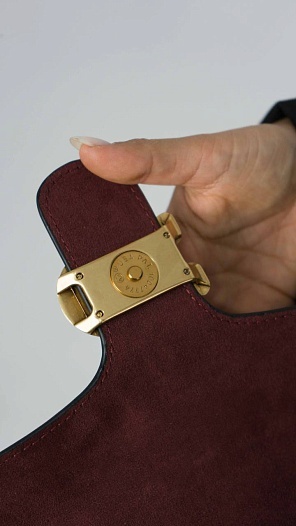 Кожаная сумка Coach Tabby 27x15 см   