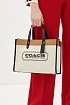 Женская сумка Coach Field Tote 30 With Badge 30x22 см