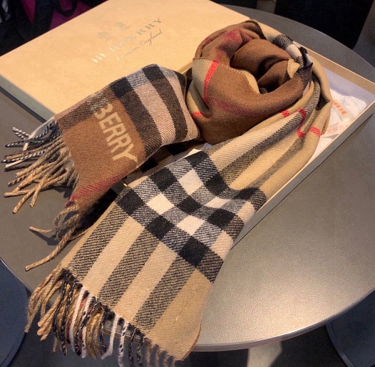 Кашемировый шарф Burberry 168x30 см   