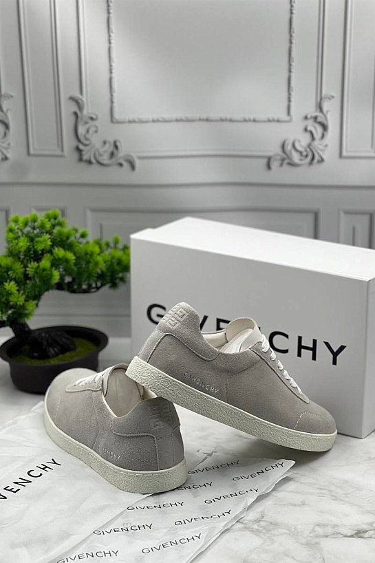 Мужские замшевые кроссовки Givenchy Town - Grey