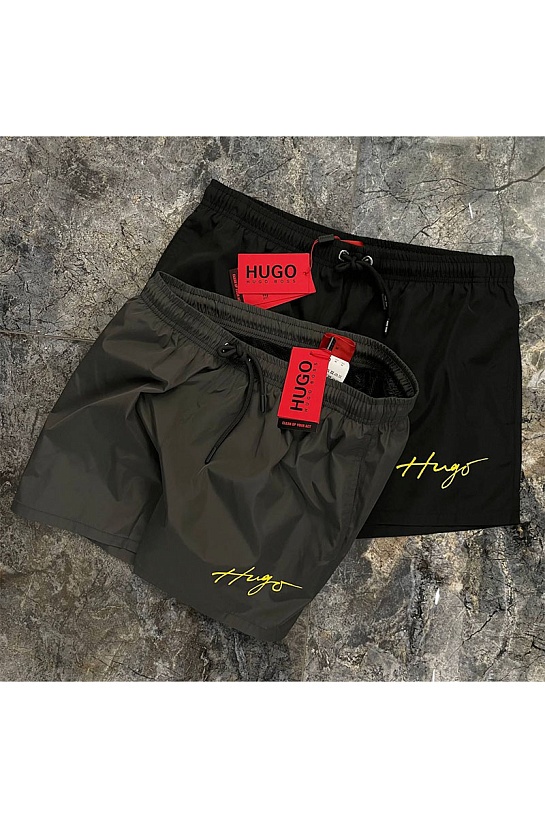Мужские бежевые шорты Hugo Boss