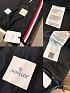 Чёрная ветровка Moncler Carles logo-patch