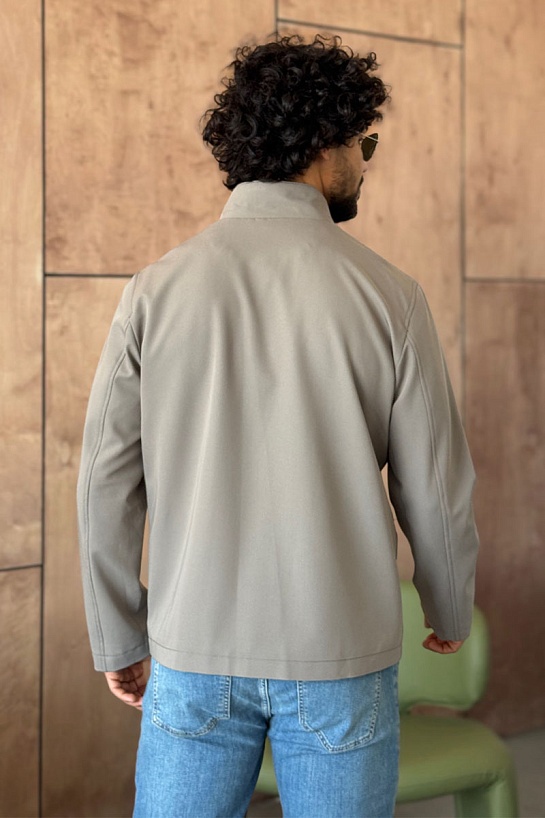 Мужская серая куртка Hermes