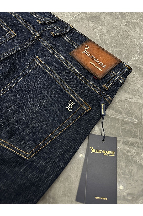 Джинсы тёмно-синего цвета Billionaire regular fit