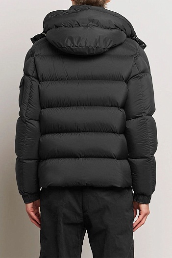 Мужской чёрный пуховик Moncler Vezere   