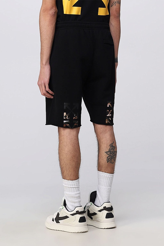 Шорты чёрного цвета Off-White Caravaggio Arrows