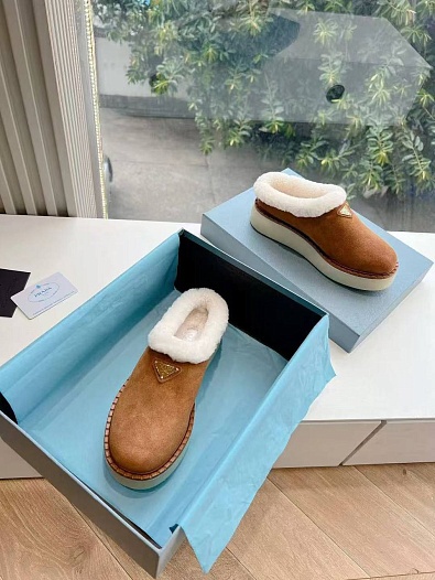 Женские ботинки сабо Prada   