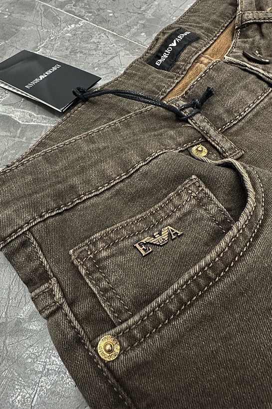 Мужские джинсы Emporio Armani - Brown