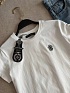 Женская белая футболка Chrome Hearts premium