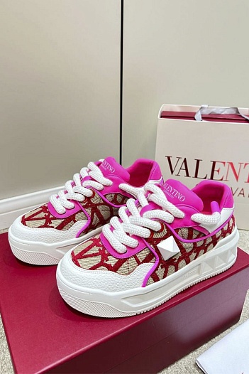 Женские кроссовки Valentino One Stud XL - Pink   