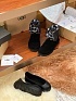 Женские замшевые ботинки UGG Classic Maxi Toggle Mini - Black