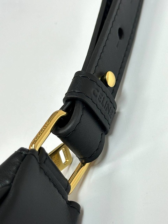 Женская сумка Celine Ava Tromphe Premium 24.5x17x9 см - Black