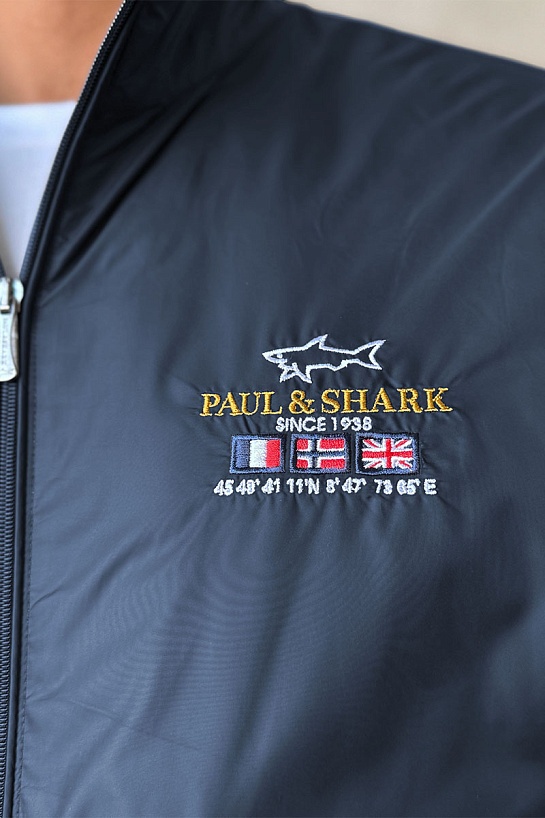 Мужская синяя куртка Paul & Shark Anchor logo