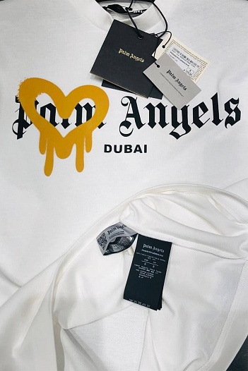 Оверсайз футболка Palm Angels Dubai Heart Sprayed   