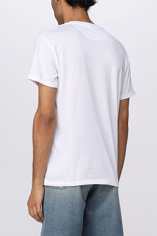 Мужская футболка Valentino белого цвета