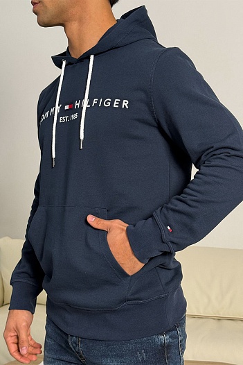 Мужское синее худи Tommy Hilfiger   