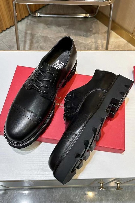 Мужские кожаные ботинки Salvatore Ferragamo