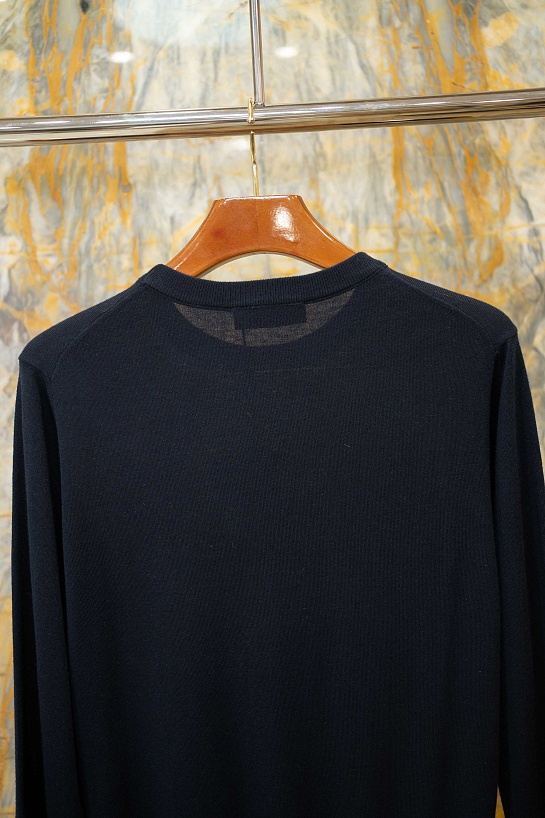 Мужской тёмно-синий джемпер Dolce & Gabbana premium