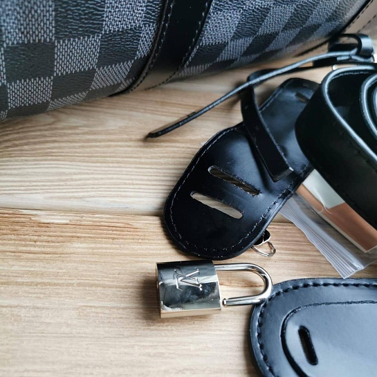 Дорожная сумка Louis Vuitton Keepall Damier Graphite 45x27 см