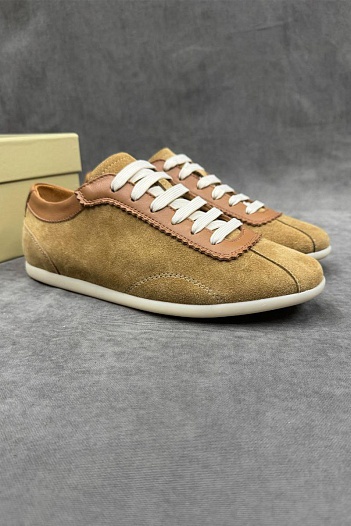 Мужские замшевые кроссовки Brunello Cucinelli   