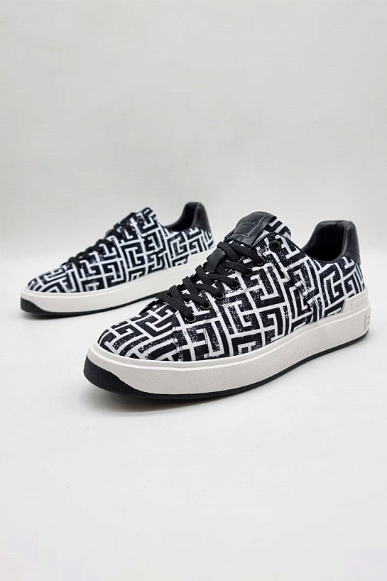 Мужские кроссовки Balmain Monogram B-Court