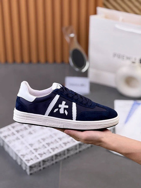 Комбинированные кроссовки Premiata Bonnie - Navy