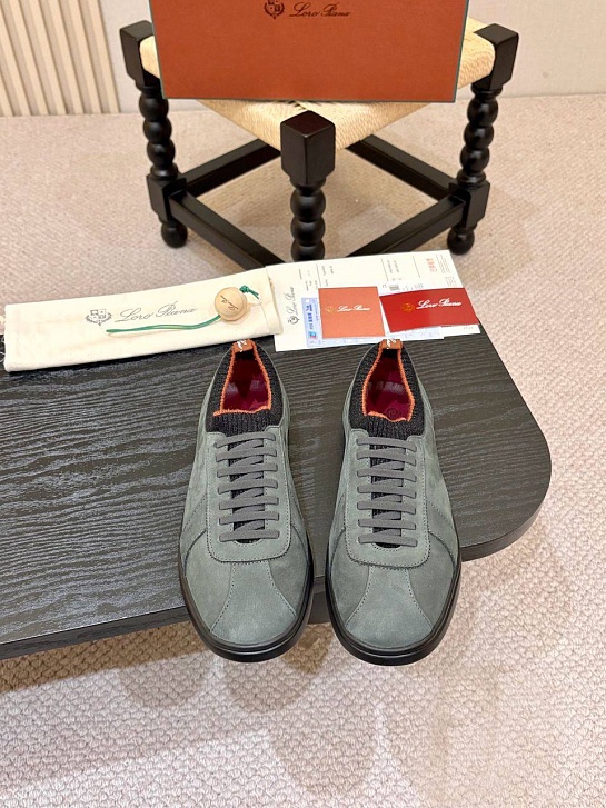 Мужские кроссовки Loro Piana Soho 2.0 Walk - Dark Grey