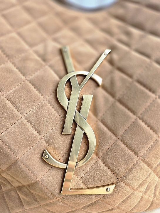 Замшевая сумка Yves Saint Laurent Icare 45x35 см