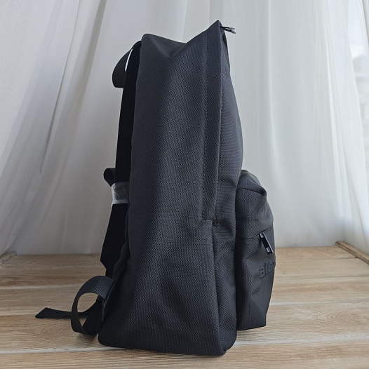 Чёрный текстильный рюкзак Alexander Wang 41x32 см   