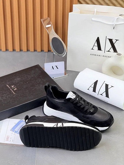 Мужские комбинированные кроссовки Armani Exchange   