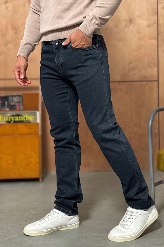 Мужские тёмно-синие джинсы Jacob Cohen regular fit