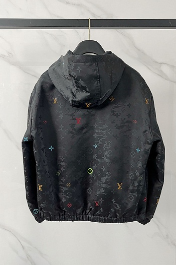 Ветровка чёрного цвета Louis Vuitton Monogram   