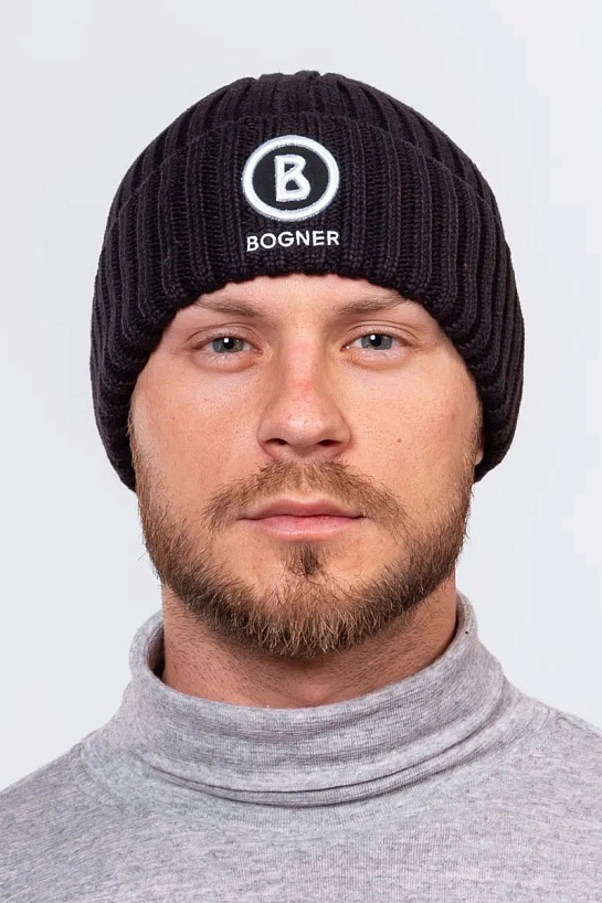 Шапка Bogner logo-embroidered - Black
