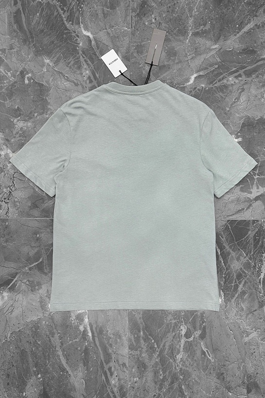 Мужская оверсайз футболка Dior - Grayish Green