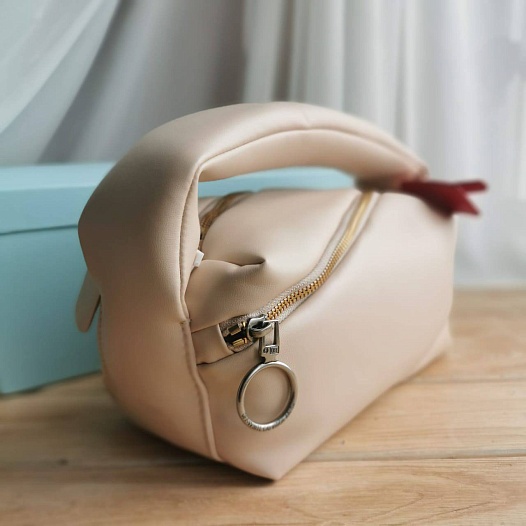 Женская сумка Off-White Pump pouch 28x15 см  - Beige   