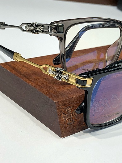 Очки Chrome Hearts с прозрачными линзами   