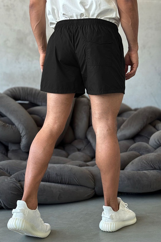 Мужские чёрные шорты Zegna